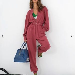 For Love and Lemons Cinched Jumpsuit size M NWT